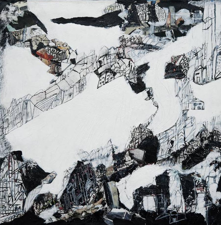 Nathalie Bergeron Duval City Under Snow